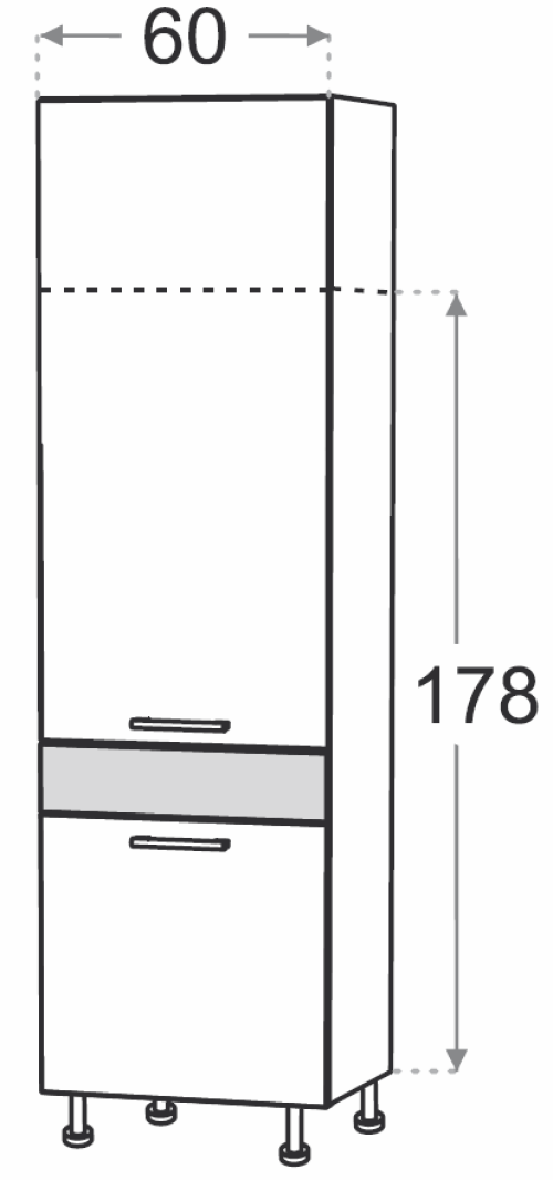 Kuchyňská skříňka Duo XL SL60