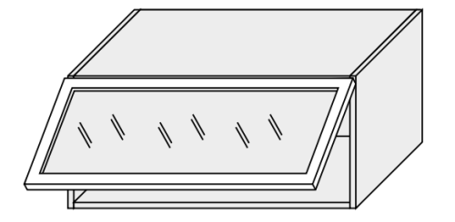 Kuchyňská skříňka Platinum W4BS/80 ALU